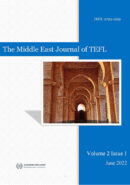 MEJTEFL Volume 2 Issue 1 June 2022